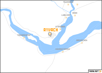 map of Ayvach