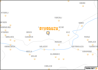 map of Ayvadüzü