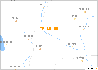 map of Ayvalıpınar