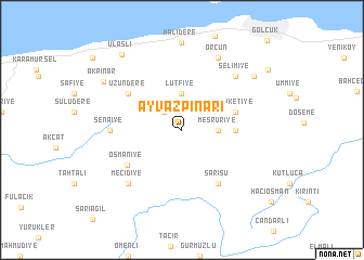 map of Ayvazpınarı