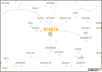 map of Āywetu