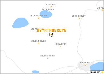 map of Ayyrtauskoye