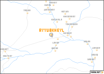 map of Ayyūb Kheyl