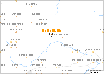 map of Azabache