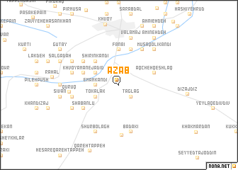 map of ‘Az̄āb