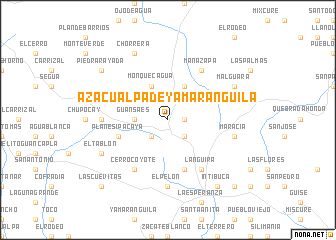 map of Azacualpa de Yamaranguila