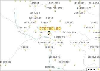 map of Azacualpa