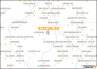 map of Azacualpa