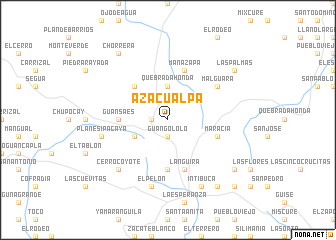 map of Azacualpa