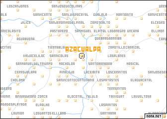 map of Azacualpa