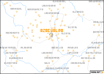 map of Azacualpa