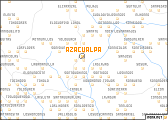 map of Azacualpa