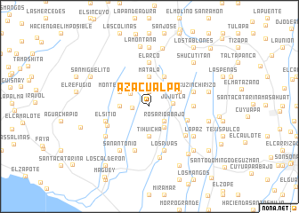 map of Azacualpa