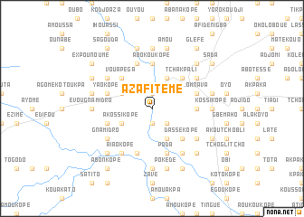 map of Azafi Témé