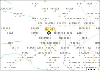 map of Azafi