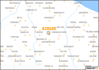 map of Azagar