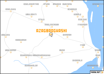 map of Azagba Ogwashi