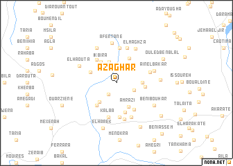 map of Azaghar