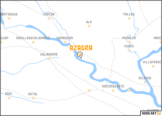 map of Azagra