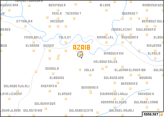 map of Azaïb