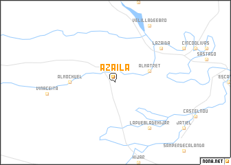 map of Azaila