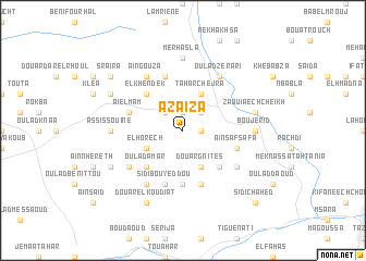 map of Azaïza