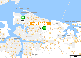 map of Azalea Acres