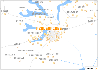 map of Azalea Acres