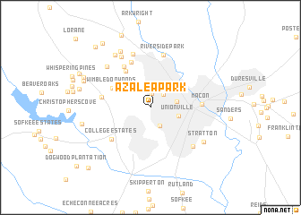 map of Azalea Park