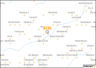 map of Azal