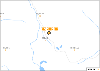 map of Azamaná