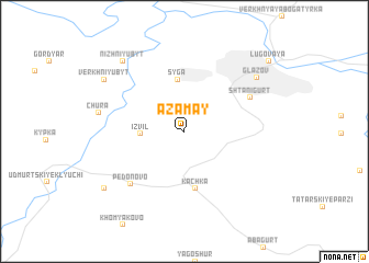 map of Azamay