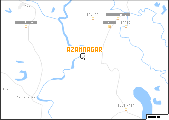 map of Āzamnagar