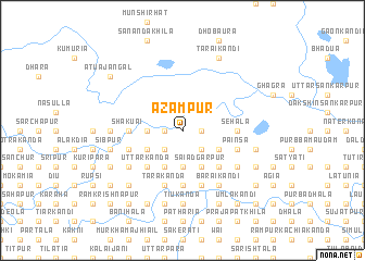 map of Azampur