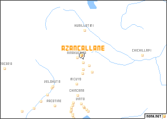 map of Azancallane