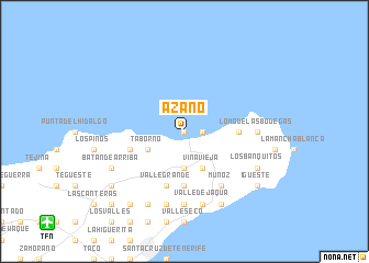 map of Azano