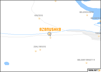 map of Azanushka
