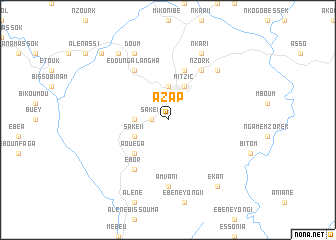 map of Azap