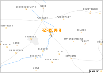 map of Azarovka