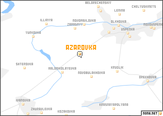 map of Azarovka