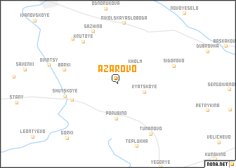 map of Azarovo