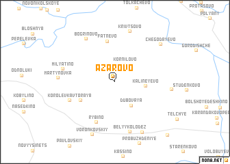 map of Azarovo