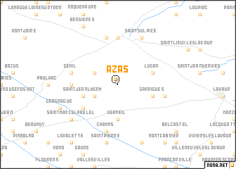 map of Azas