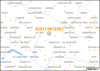 map of Azat-Chatenet