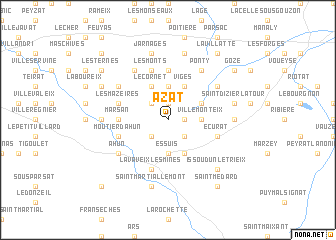 map of Azat