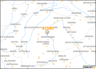 map of Azdak