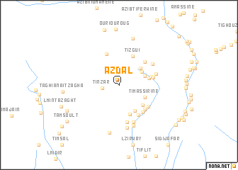 map of Azdal