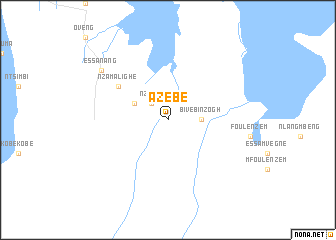 map of Azébé