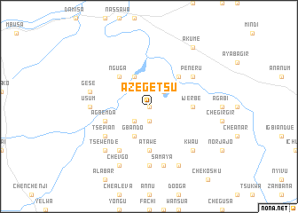 map of Azegetsu