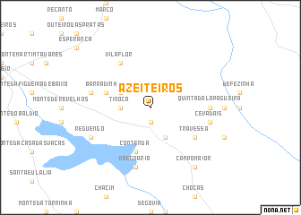 map of Azeiteiros